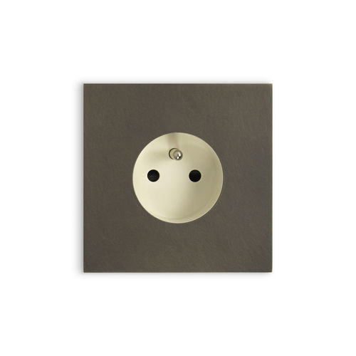 Doppelte Steckdose - FACET - SOCKET - Atelier Luxus - 3-fach / modular / wandmontiert