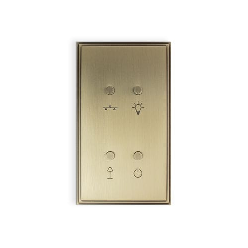 Kippschalter - ENGRAVED PLATE - Atelier Luxus - Einbau / Metall / modern