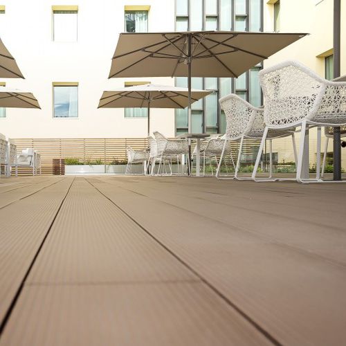 Quadratischer Sonnenschirm - PARTY - Poggesi - Stoff / Metall / für Gewerbegebrauch