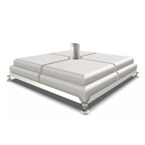 Metall-Sonnenschirmständer - BASE 70x70 PALI LATERALI  - Poggesi