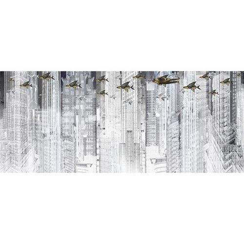 Tapete / originelles Design - THE FLYING COMPANY - Neodko - Vlies / Panorama / mit geometrischen Motiven