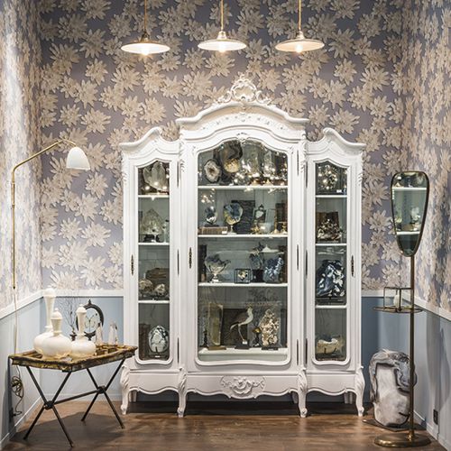 Klassische Tapete - FLEURS DE PLUMES - Neodko - Vlies / Vinyl / Blumenmotive