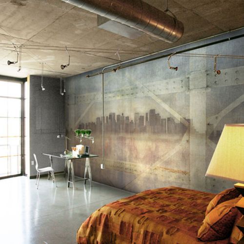 Industriestil-Tapete - CITY AWAY - Neodko - Vlies / Vinyl / Panorama