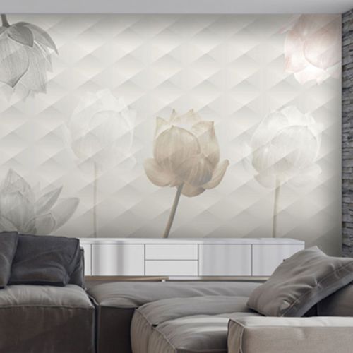 Moderne Tapete - ESPACE FLEURIE - Neodko - Vlies / Vinyl / Blumenmotiv