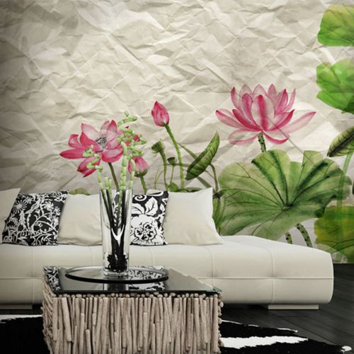 Moderne Tapete - WATER LILY - Neodko - Vlies / Vinyl / Naturmotiv