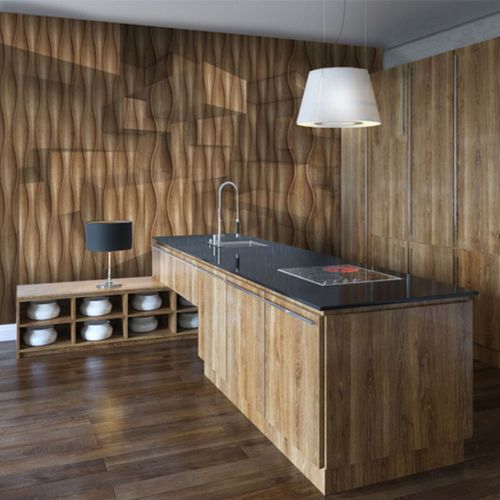 Moderne Tapete - WOODEN LINE - Neodko - Vlies / Vinyl / Naturmotiv