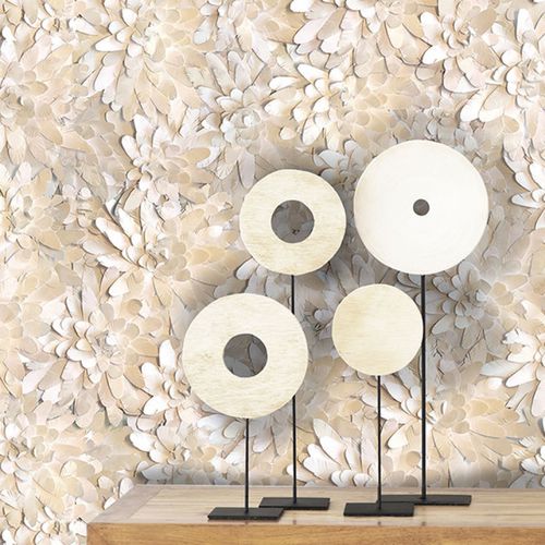 Stil-Tapete - FLEURS DE PLUMES - Neodko - Vlies / Vinyl / Blumenmotiv