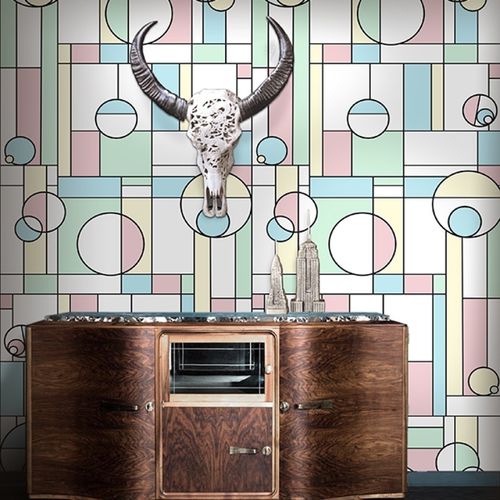 Moderne Tapete - PASTEL TAG - Neodko - Vlies / Vinyl / Panorama