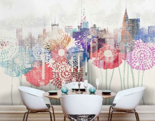 Moderne Tapete - HYBRIDIUM - Neodko - Vlies / Blumenmotiv / Panorama