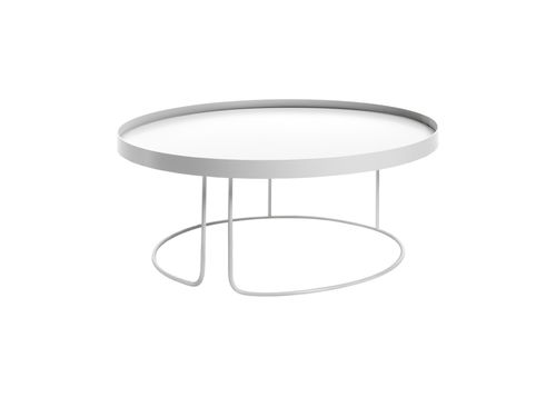 Moderner Couchtisch - HOME - Indesign Living - Metall / kreisförmig / für Privatgebrauch