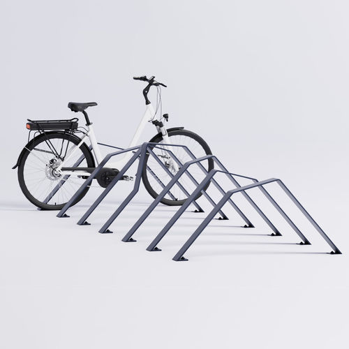 Bodenstehende Fahrradstütze - Tumulus - Objets Publics - doppelt / aus recycelbarem Material / für öffentliche Bereiche