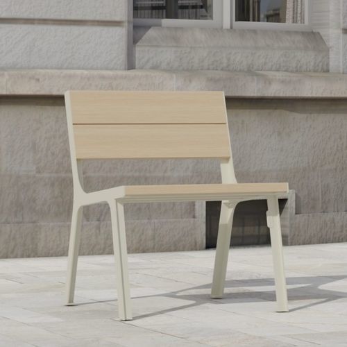 Moderner Stuhl - cité Bois - Objets Publics - für Außenbereich / Massivholz / Douglasie