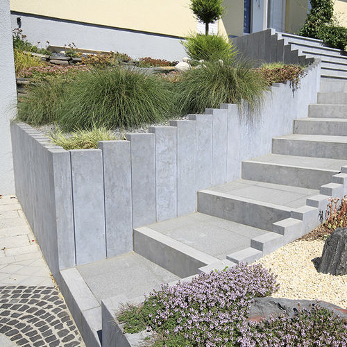 Lamellenzaun - MONJA - Bauma-stone - Garten / Naturstein / modern