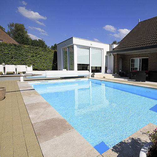 Travertin-Poolumrandung - PALERMO - Bauma-stone