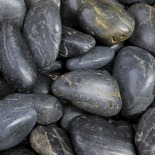 Gerollter Rundkies - BLACK 40/60 - Bauma-stone