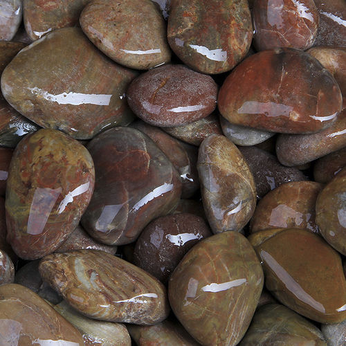 Gerollter Rundkies - RED 40/60 - Bauma-stone