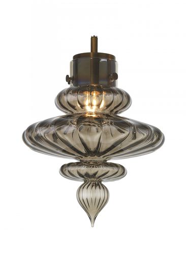 Klassische Deckenleuchte - BASILICA - Heathfield - Glas / Glühbirnenbeleuchtung / LED