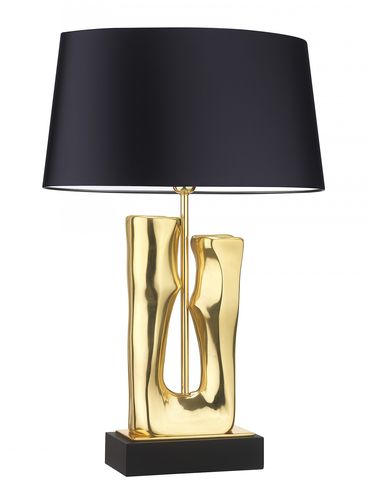 Tischlampe - MOORE  - Heathfield - Stoff / klassisch / mit Kabel