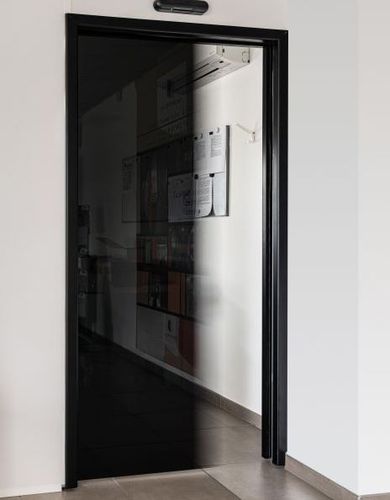Tür für Innenbereich - GALINO - SOFTICA - Aluminium / Einbaukasten / modern