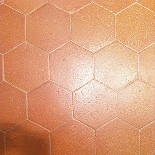 Sechseckige Fliese / Terrakotta - 1 - TerracottaItaly - Mattfinish / für den Innenraum / Boden