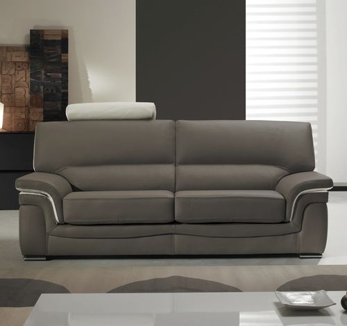 Modernes Sofa - MANHATTAN - Very Sofa - Stoff / Leder / braun
