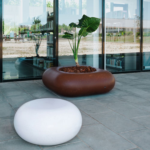 Pflanzkübel / Polyethylen mit niedriger Dichte (LDPE) - Rio - Durbanis - quadratisch / modern / für öffentliche Bereiche