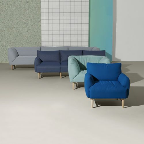 Möbelstoff - STEP - Gabriel - einfarbig / Trevira CS® / waschbar