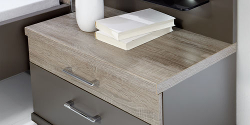 Moderner Nachttisch - ANCONA   - Wiemann - Holz / mit Schublade / für Privatgebrauch