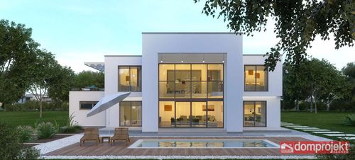 Fertigbauhaus - KAROLINA - Domprojekt - umweltfreundlich / modern / mit Terrasse