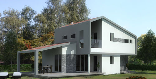 Fertigbauhaus - SARA - Domprojekt - umweltfreundlich / modern / 2-Etagen