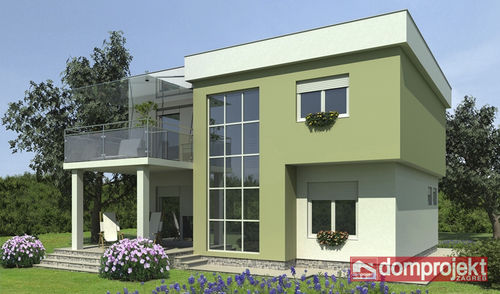 Fertigbauhaus - PAMELA - Domprojekt - umweltfreundlich / modern / 2-Etagen