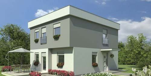 Fertigbauhaus - KRISTINA - Domprojekt - umweltfreundlich / modern / 2-Etagen