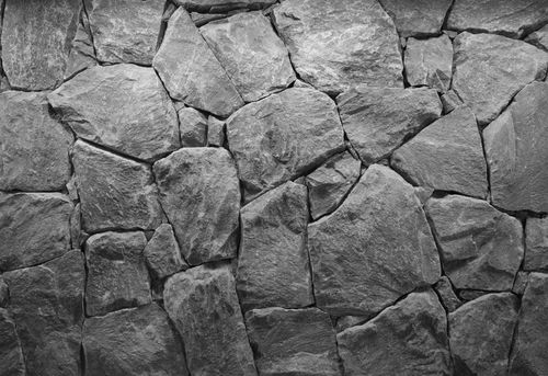 Folie-Fassadenverkleidung - EVENOS BLACK - Akrolithos S.A. - Naturstein / texturiert