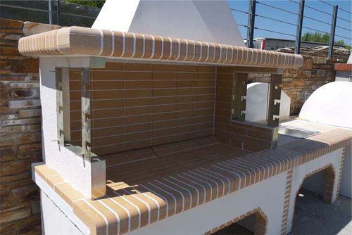 Holz-Gartengrill - HARMONY - Akrolithos S.A. - Beton
