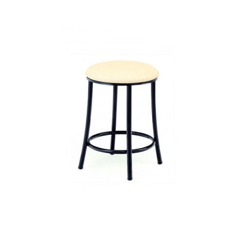 Moderner Hocker - 160 - Tagar - Stoff / Gestell aus bemaltem Stahl / Gestell aus verchromtem Stahl