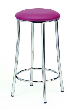 Moderner Barhocker - 009 - Tagar - Stoff / Gestell aus verchromtem Stahl / Gestell aus bemaltem Stahl