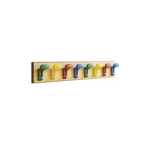 Wandmontierter Garderobenständer - 273 - Tagar - modern / Hochdrucklaminat / grün