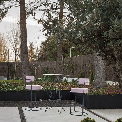 Moderner Barstuhl - PARADISO - iSi Contract - für Garten / für den Innenraum / Stoff