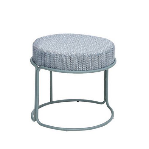 Moderner Hocker - PARADISO - iSi Contract - Gestell aus galvanisiertem Stahl / Polster / Contract