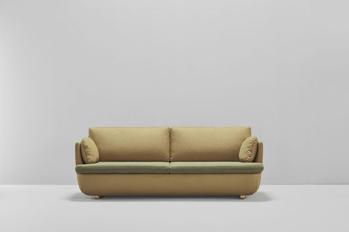 Modernes Sofa - CANOA - Missana - Stoff / mehrfarbig / 3 Plätze