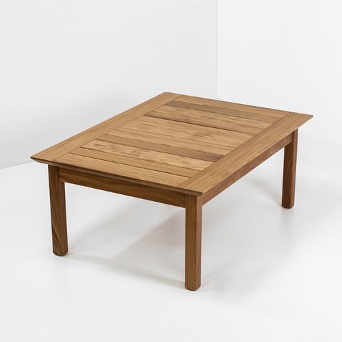 Moderner Couchtisch - TABLA - AZUR CONFORT - Massivholz / Gestell aus Holz / rechteckig