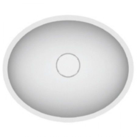 Einbauwaschbecken - 110 VITA - KERROCK - Verbundwerkstoff / oval / modern
