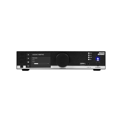 Audio-Verstärker - MFA208 - Audac - 1-Zone / mit Internetverbindung
