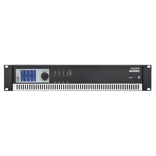 Audio-Verstärker - PMQ600 - Audac - 4-Zonen / mit Internetverbindung