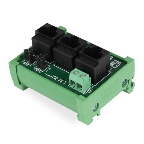 Schnittstellenmodul für Gateway - ARJ03P - Audac - DIN-Schiene / RJ45