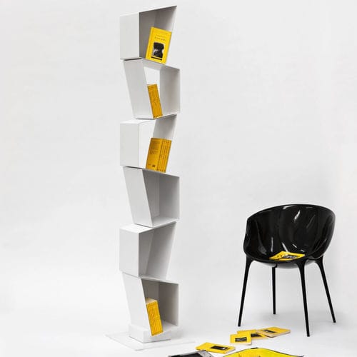 Modul-Bücherregal - SU - Ronda Design - hoch / originelles Design / Metall