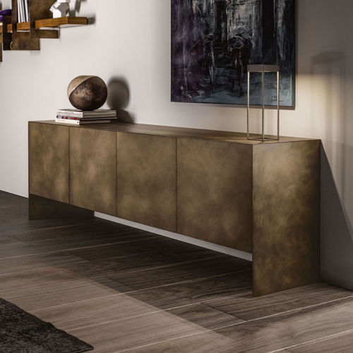 Sideboard mit hohen Beinen - NEMESI - Ronda Design - modern / Holz / Keramik