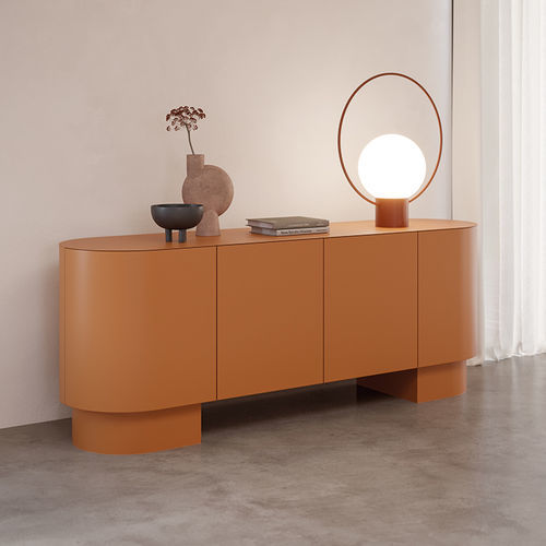 Modernes Sideboard - ASTERIA - Ronda Design - lackiertes Holz / lackiertes MDF / Metall