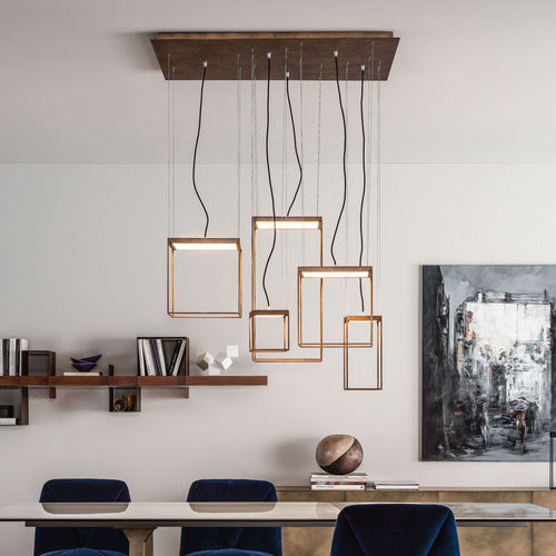 Hängelampe - BRASSIE - Ronda Design - Metall / modern / mit Kabel