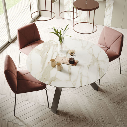 Moderner Esstisch - KI - Ronda Design - Holz / Glas / Keramik